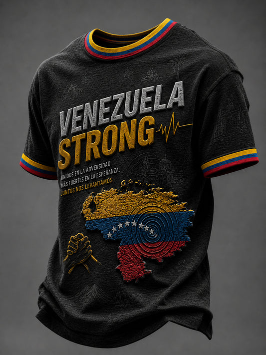 Men's VENEZUELA STRONG Printed T-shirt