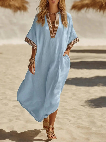 Women’s Bohemian Vacation Casual Maxi Dress