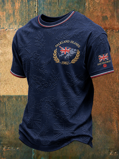 Men's Falklands War Veteran Printed short sleeves t-shirt