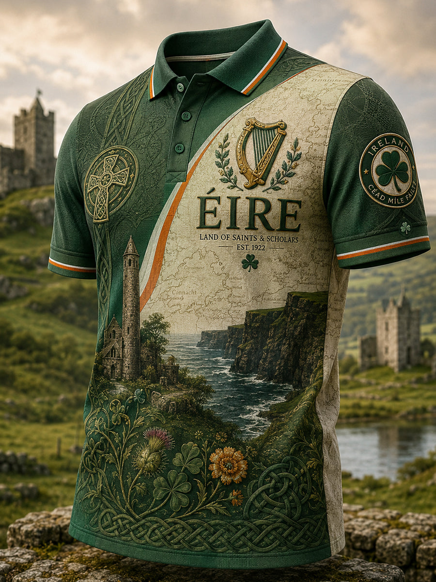 Men's Irish Patriotic Commemoration Short Sleeve Shirt