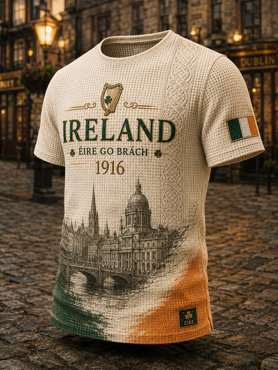 Men's Irish Patriotic Commemoration Short Sleeves T-Shirt