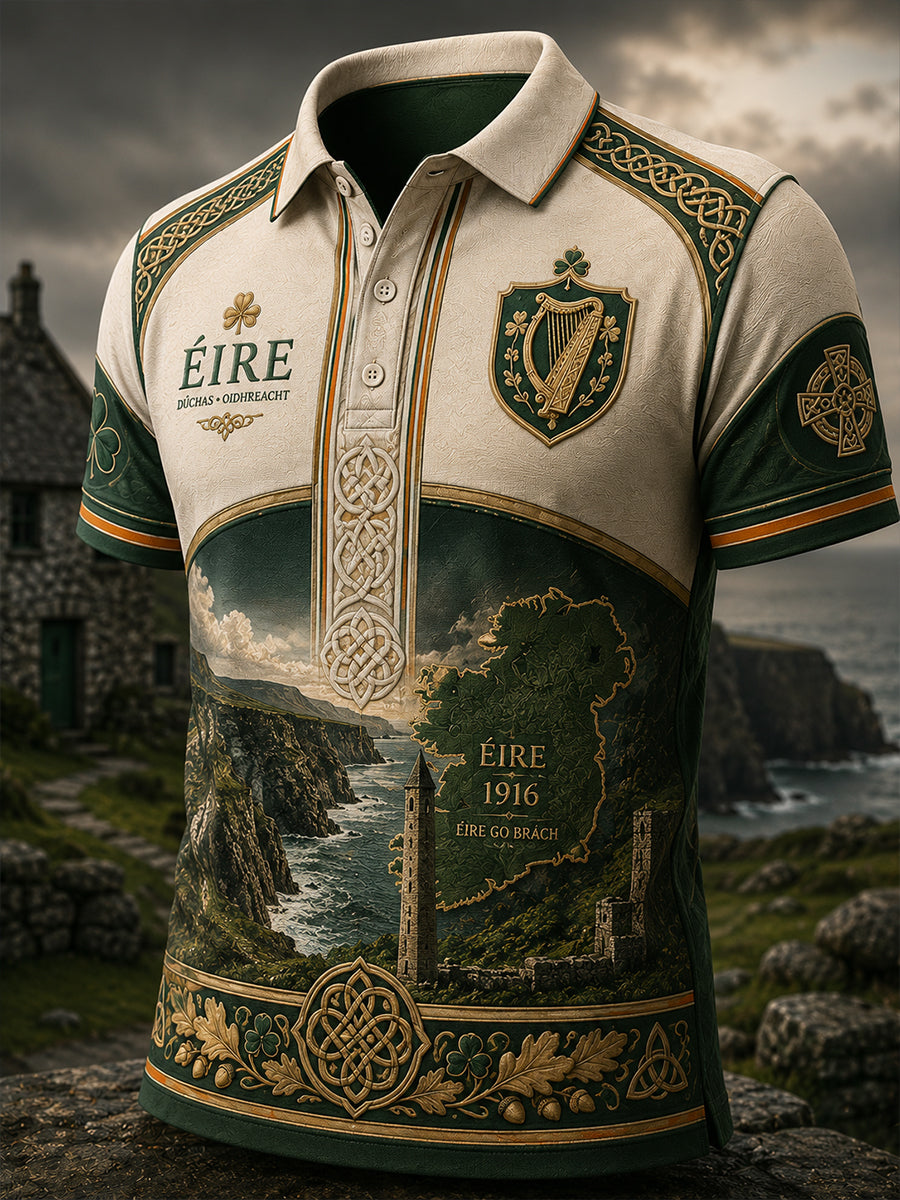 Men's Irish Patriotic Commemoration Short-Sleeved T-Shirt