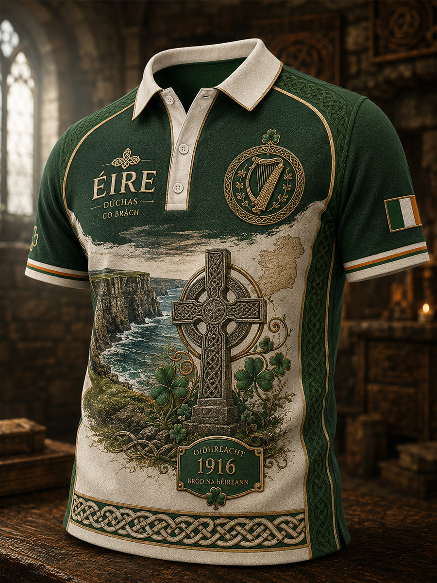 Men's Irish Patriotic Commemoration Short-Sleeved T-Shirt