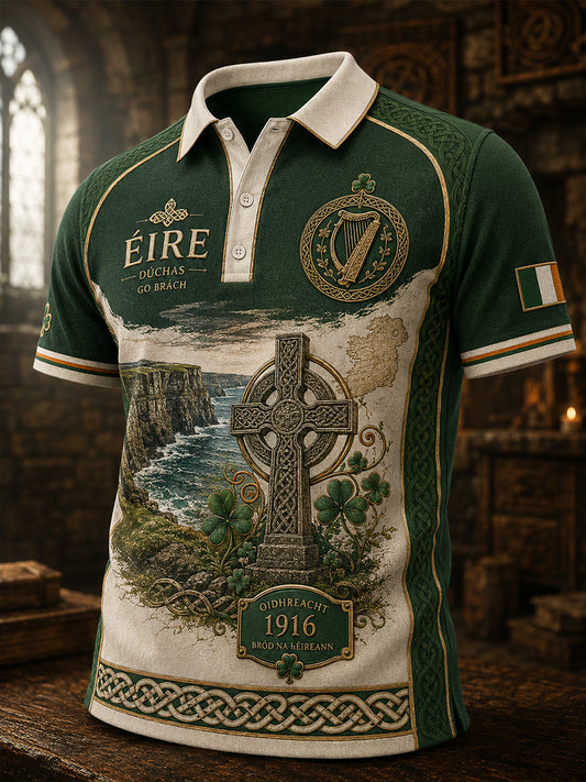 Men's Irish Patriotic Commemoration Short-Sleeved T-Shirt