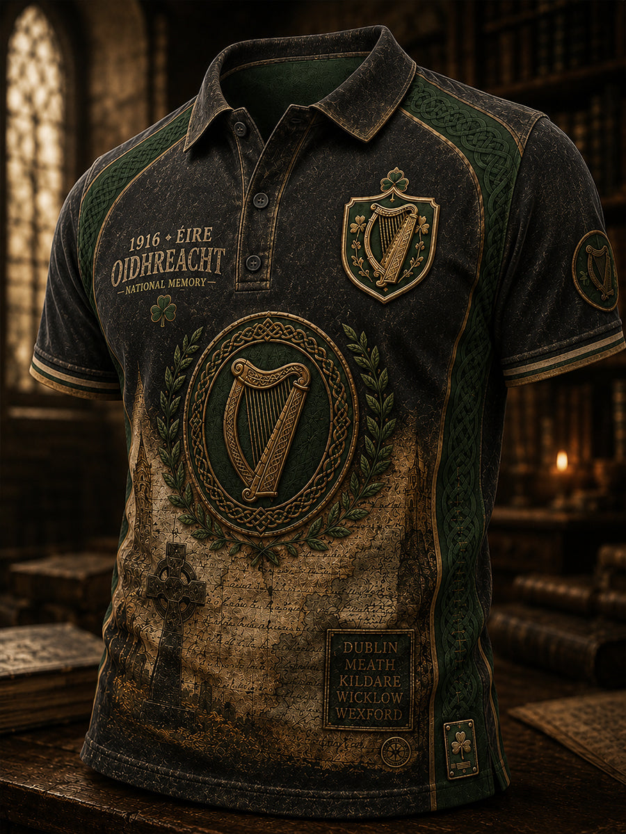 Men's Irish Patriotic Commemoration Short Sleeves T-Shirt