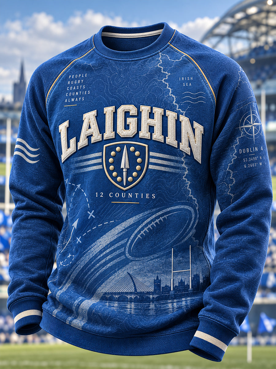 Men's Irish Rugby Leinster Rugby Fans Lover  Long Sleeve