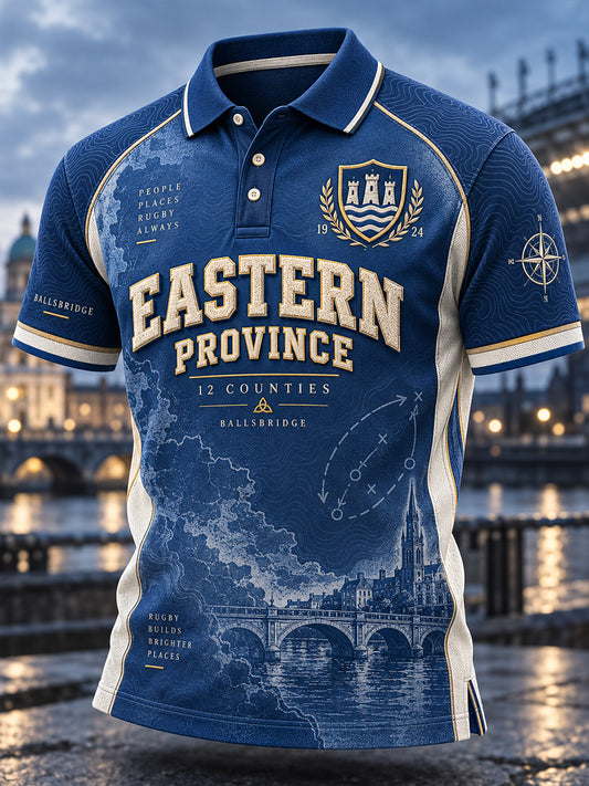 Men's Irish Rugby Leinster Rugby Fans Lover Short Sleeve  Shirt