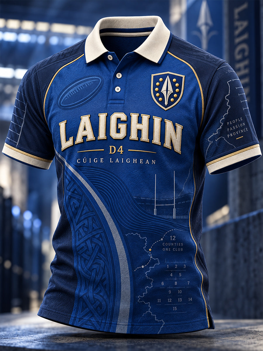 Men's Irish Rugby Leinster Rugby Fans Lover Short Sleeve Shirt