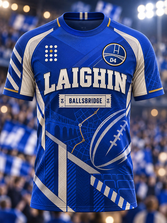 Men's Irish Rugby Leinster Rugby Short Sleeves Shirt