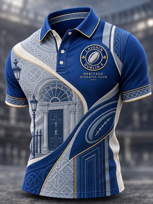 Men's Irish Rugby Leinster Rugby Short Sleeves Shirt