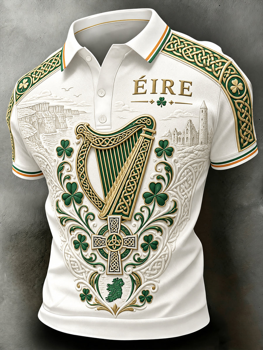 Men's Irish Patriotic Commemorative Short Sleeve Shirt